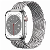 Умные часы Apple Watch Series 8 41 мм Silver Stainless Steel with Silver Milanese Loop, размер R